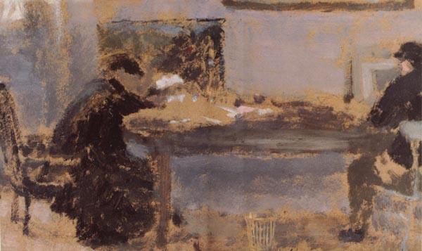Edouard Vuillard Detail of In a Room oil painting picture
